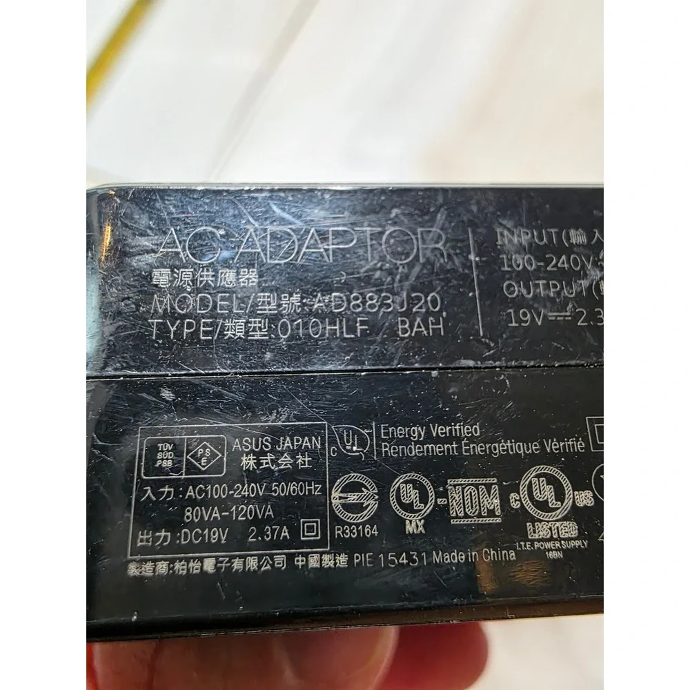 Asus AC Adapter AD883J20 19V 2.37A 45W Laptop Charger Power Supply Black B1